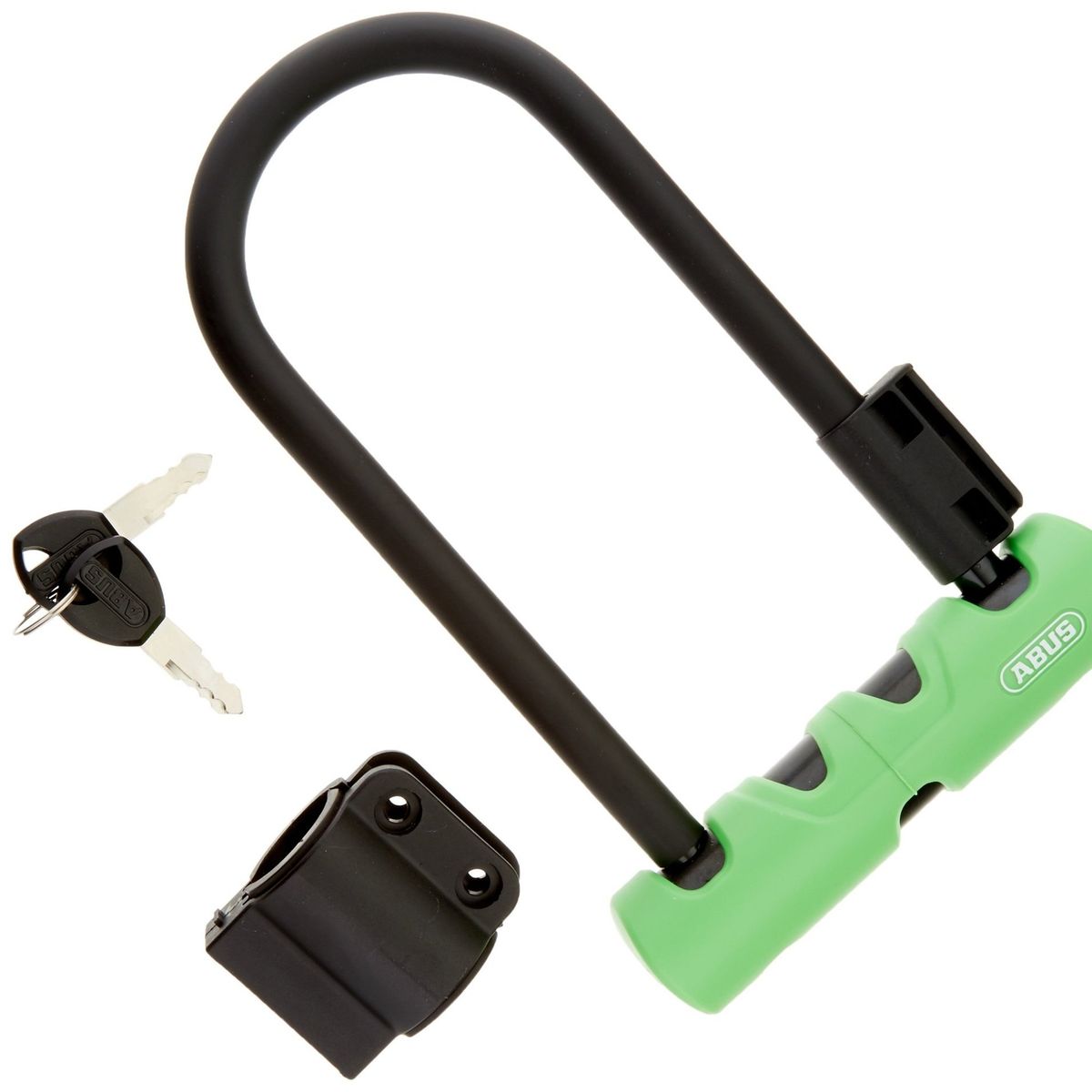 ABUS - Candado Bicicleta Ulock 410C 230mm Verde Con Piola