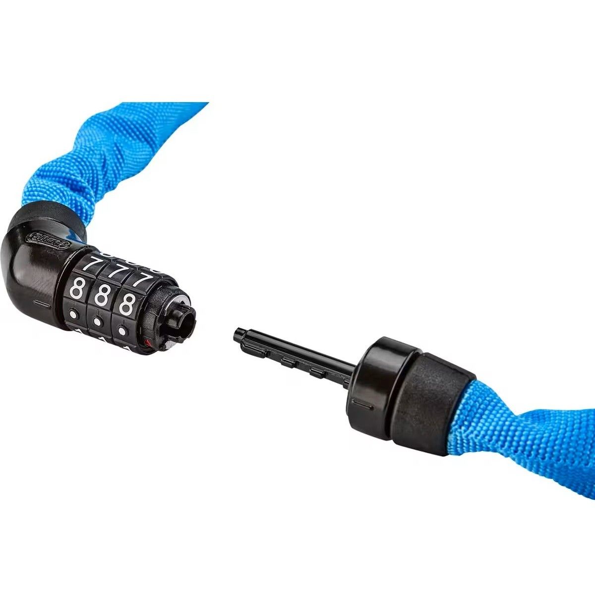 ABUS - Candado Cadena Bicicleta Clave 4804C75 Azul