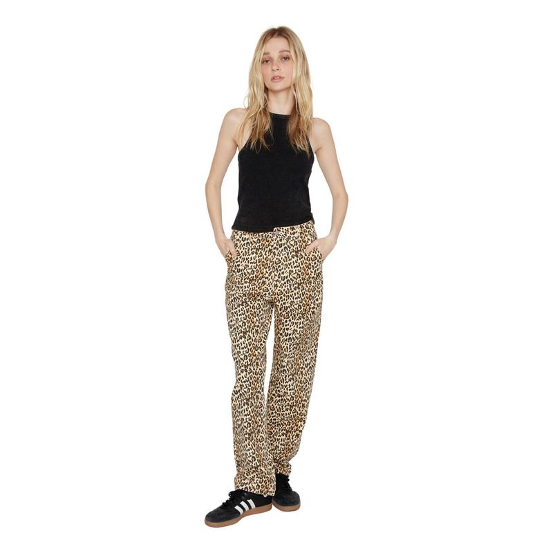 JACINTA TIENDA - Pantalón animal print denim Jacinta Tienda