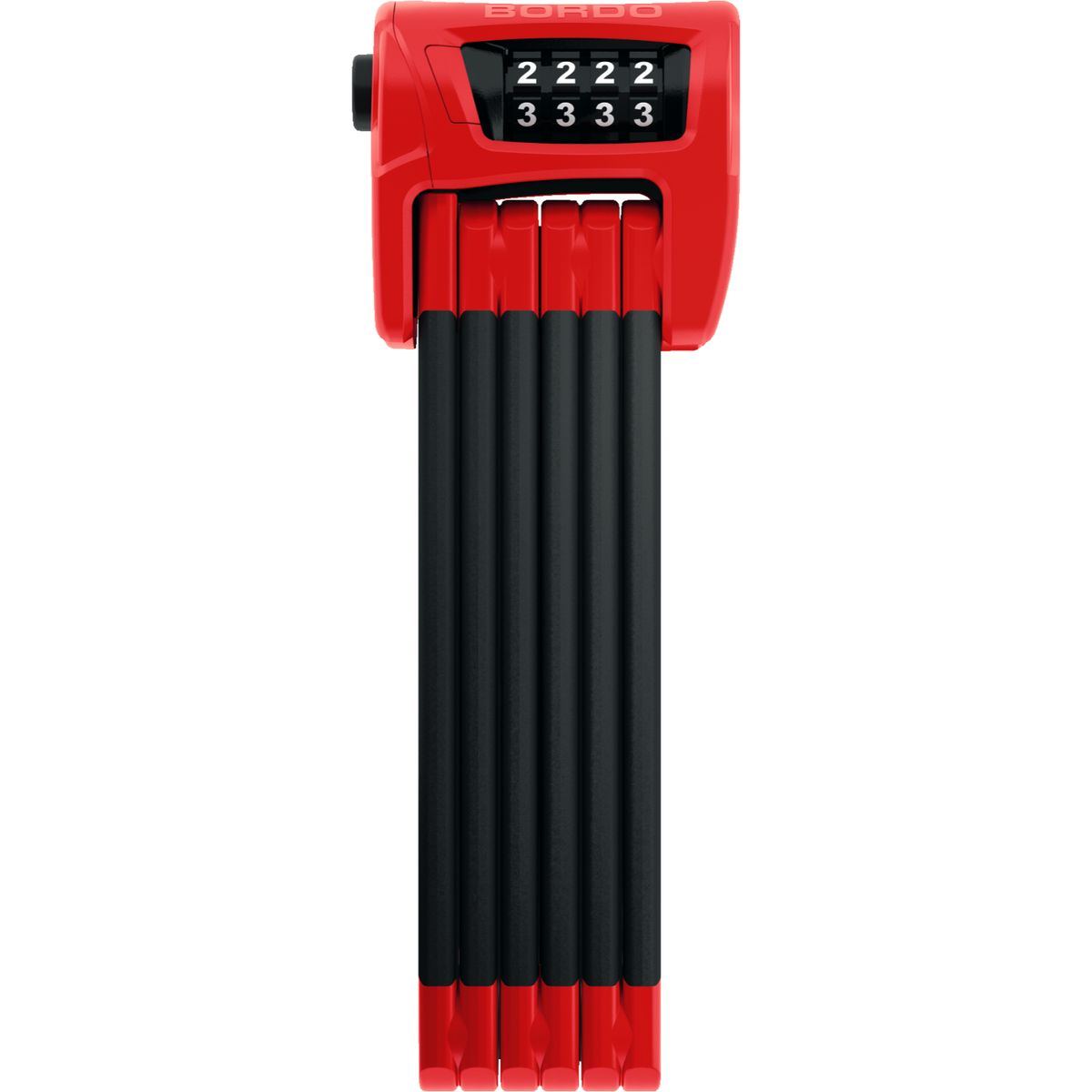 ABUS - Candado Bicicleta Plegable Bordo 6100 Rojo