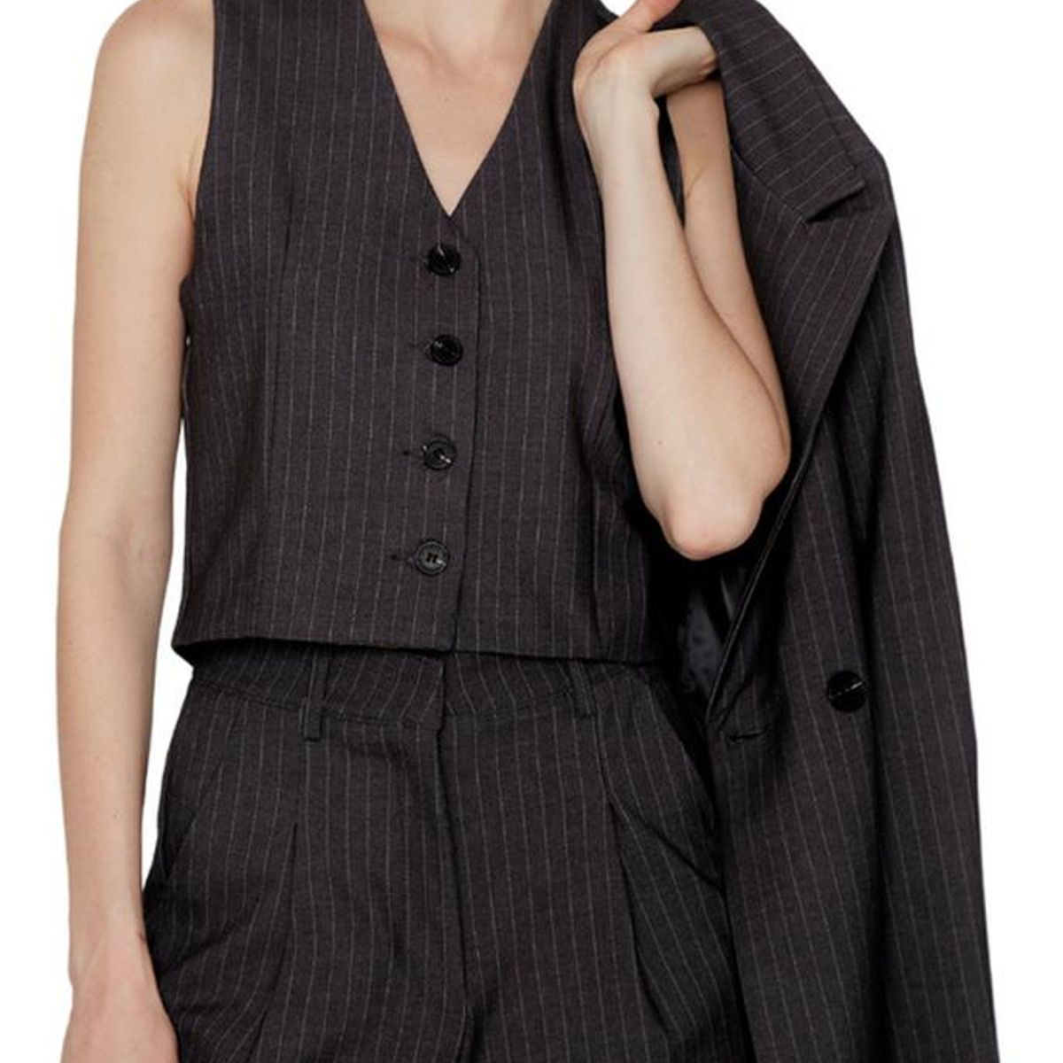 JACINTA TIENDA - Short Owen rayas gris Jacinta Tienda