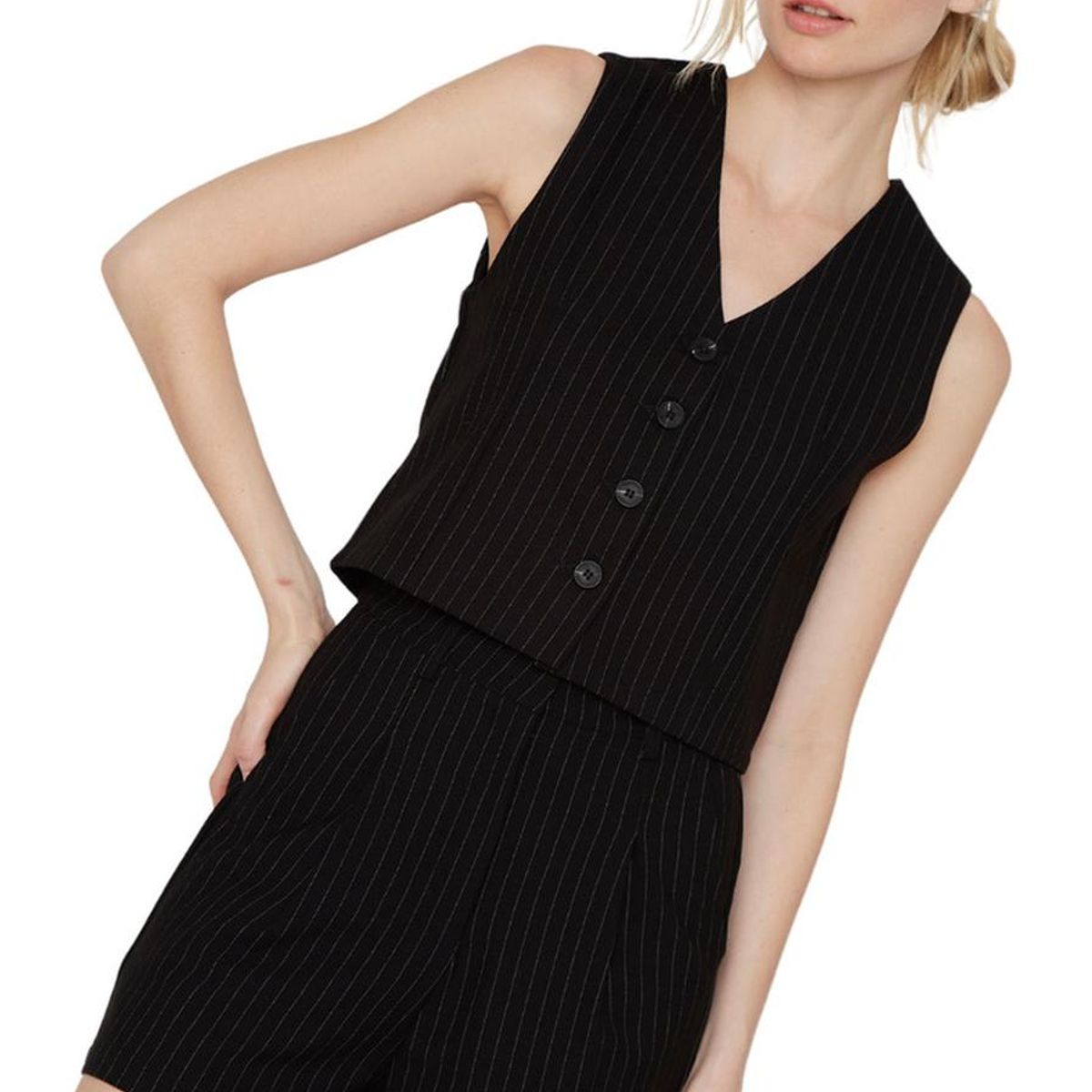 JACINTA TIENDA - Short Owen rayas negro Jacinta Tienda