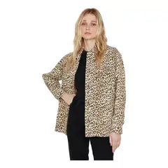 JACINTA TIENDA - Chaqueta animal print denim