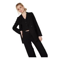 Blazer Owen rayas negro