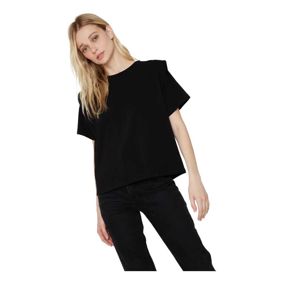 JACINTA TIENDA - Polera Juana negra Jacinta Tienda