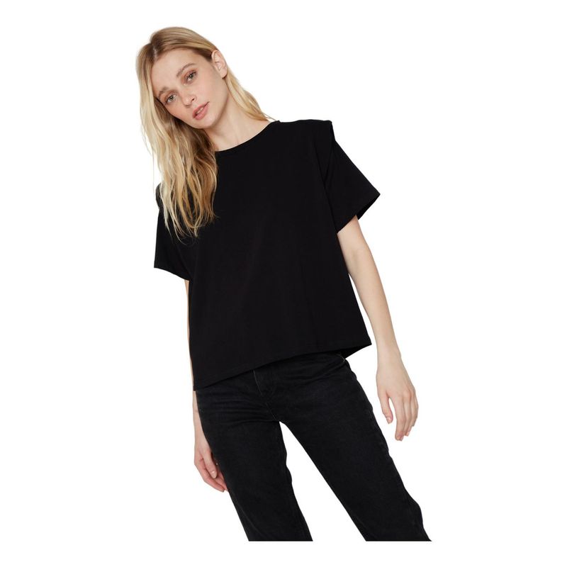 JACINTA TIENDA - Polera Juana negra Jacinta Tienda