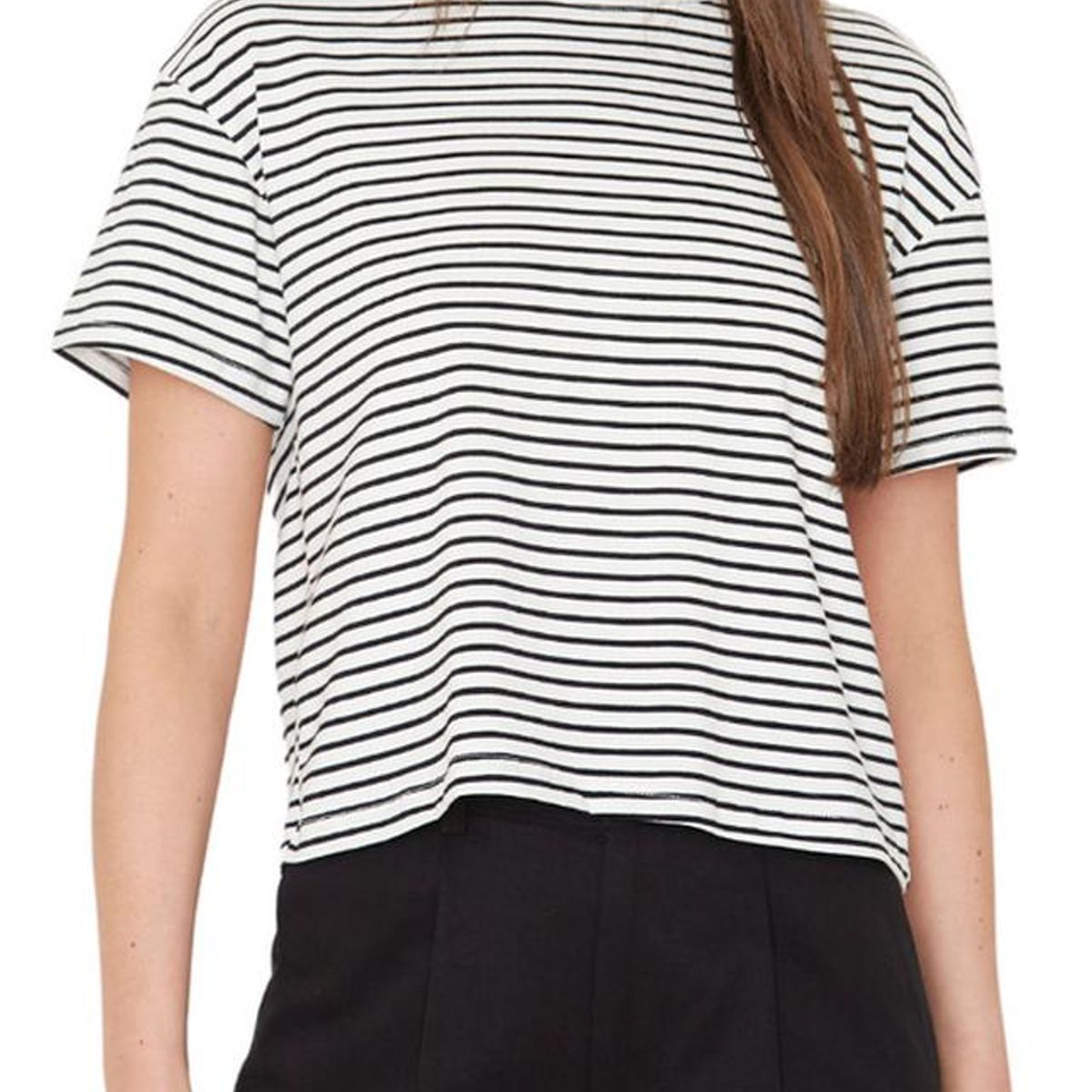 JACINTA TIENDA - Polera Ara blanca y negra Jacinta Tienda