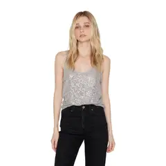 JACINTA TIENDA - Polera Glam plata
