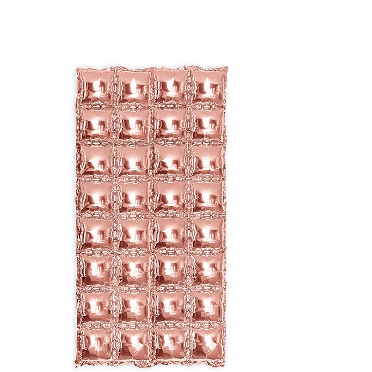 GENERICO - GLOBO MURAL METALICO 75X142CM ROSE GOLD X1 UNI