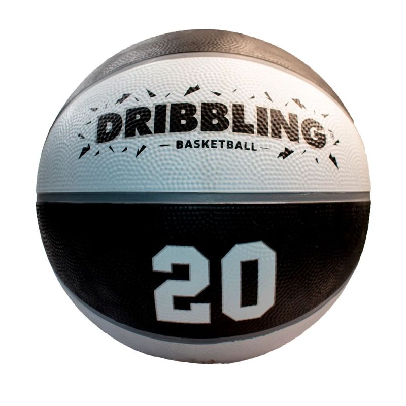 GENERICO - Balon basquet Modelo FunBall N7 DRB Blanco - Negro