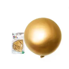 GENERICO - GLOBO PINATA R36 CHROME DORADO X1 UNI
