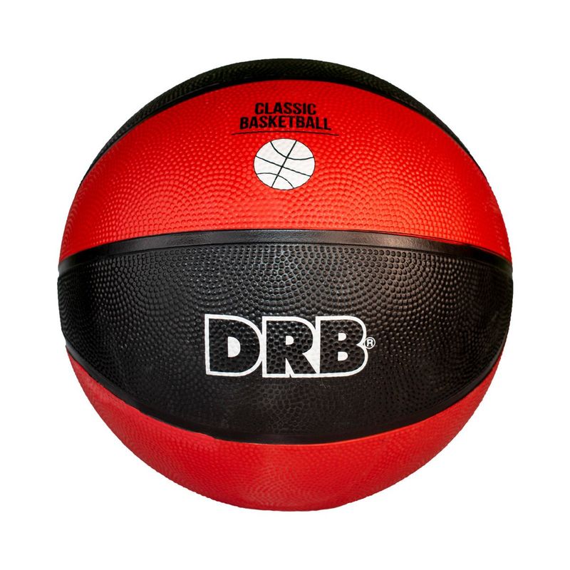 GENERICO - Balon basquet Modelo FunBall N7 DRB Rojo - Negro