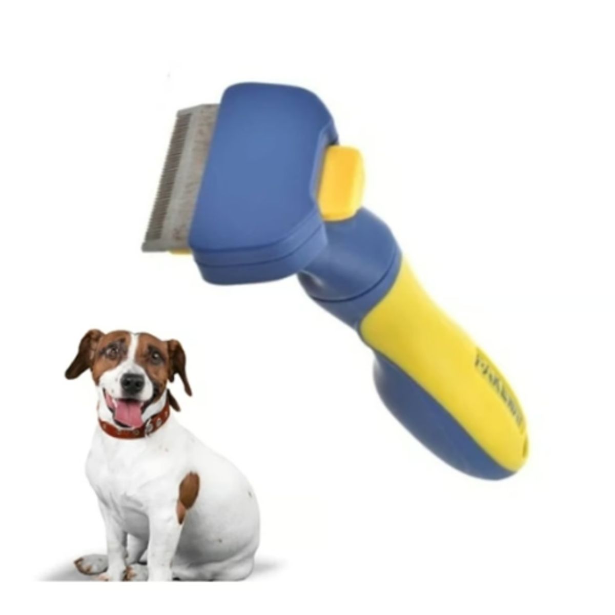 GENERICO - Cepillo Para Perro Gato Mascota Deslanador Elimina Pelo