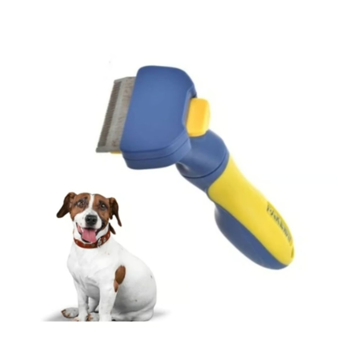 GENERICO - Cepillo Para Perro Gato Mascota Deslanador Elimina Pelo