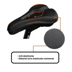 GENERICO - Funda Almohadilla Sillín Asiento Bicicleta Gel Acolchonado