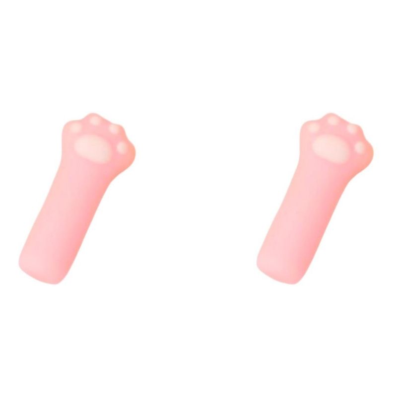 GENERICO - Set 2 Gomas De Borrar Patita De Gatito Kawaii Cute - Rosa