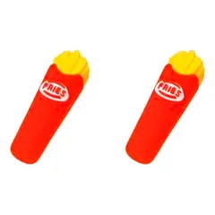 GENERICO - Set 2 Gomas De Borrar Papas Fritas Kawaii Cute