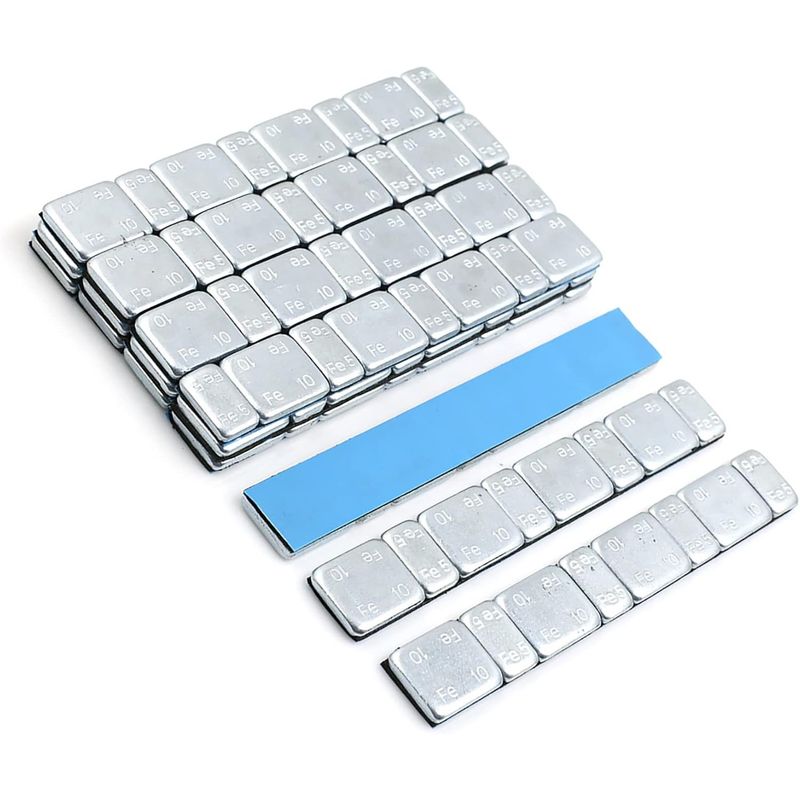 KUANGYE - Contrapeso Plomo Adhesivo 5/10grs 100 Unidades
