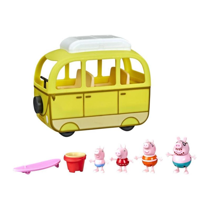 GENERICO - Juguete Automovil Familiar A La Playa De Peppa Pig Amarillo
