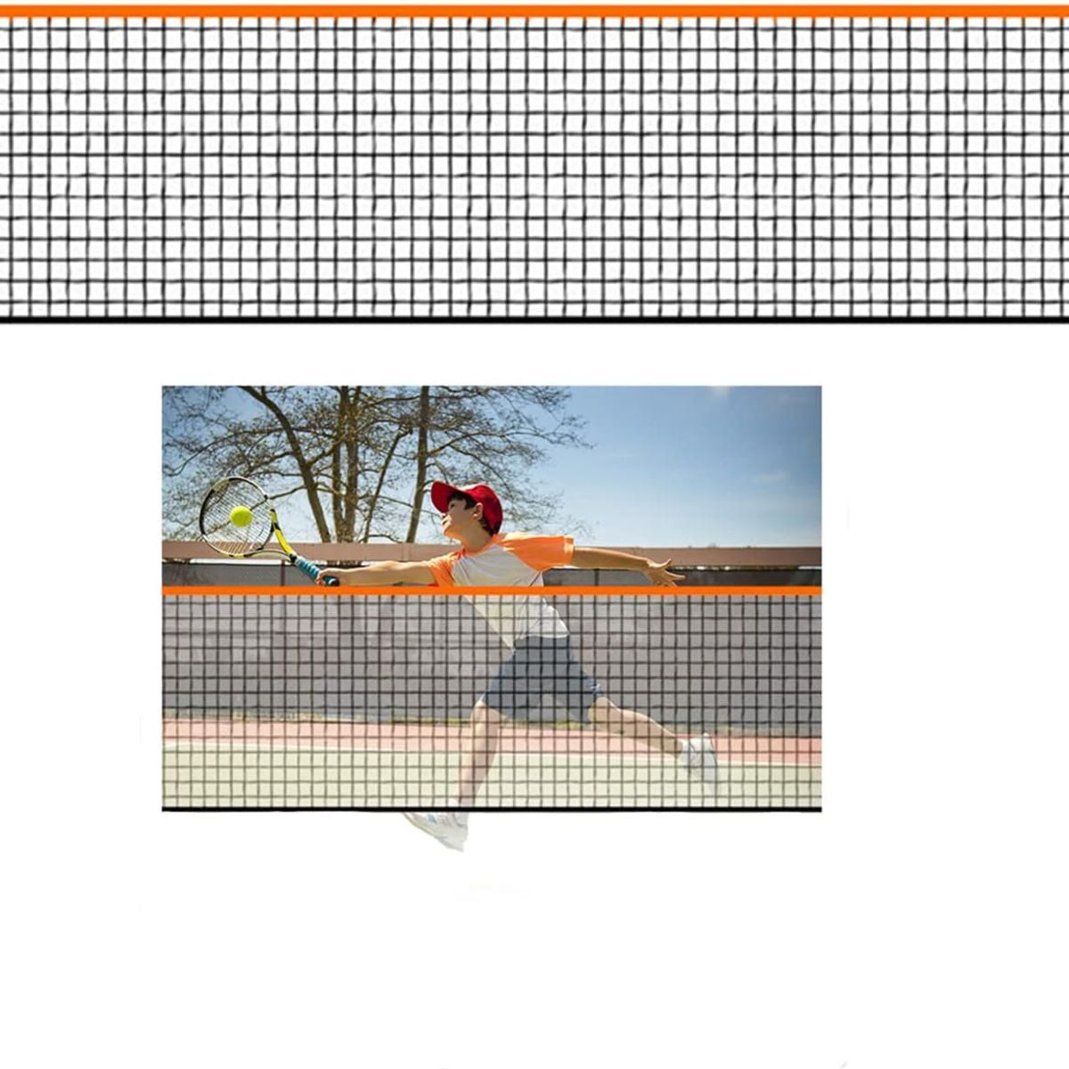 KUANGYE - Red De Tenis Voleibol Y Badminton Con Bolso 3,1 M De Largo