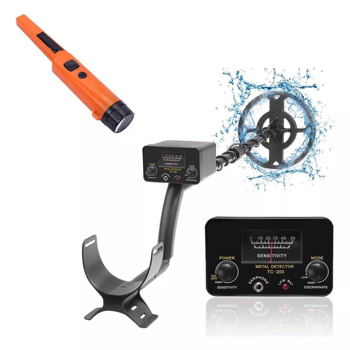 KUANGYE - Detector De Metales Alta Precisión Y Impermeables Ajustable