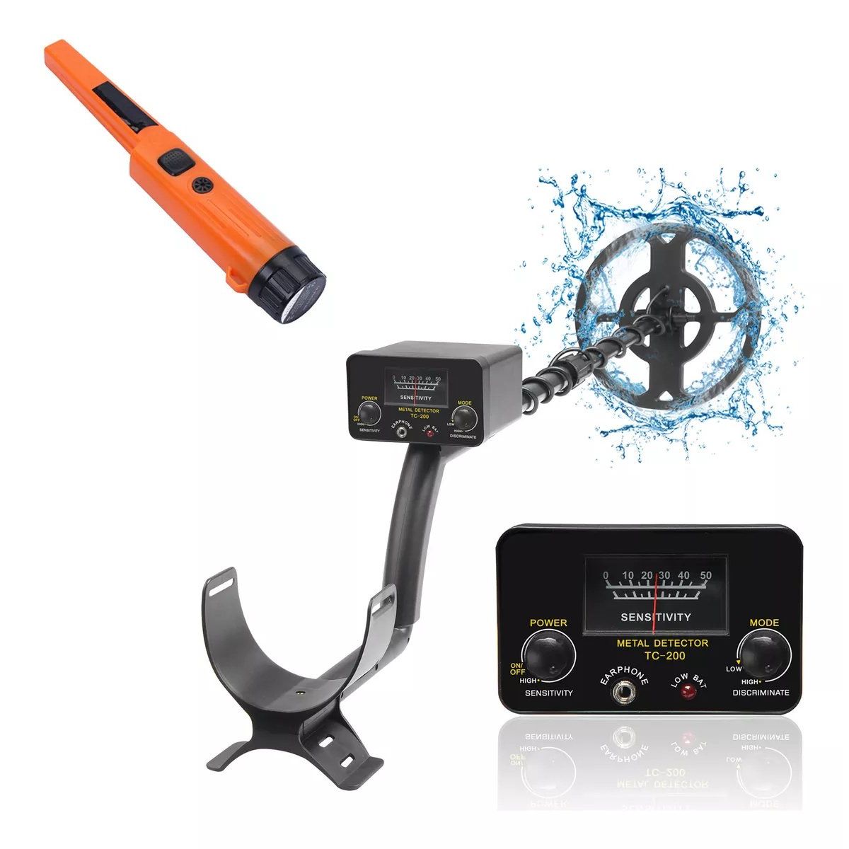 KUANGYE - Detector De Metales Alta Precisión Y Impermeables Ajustable