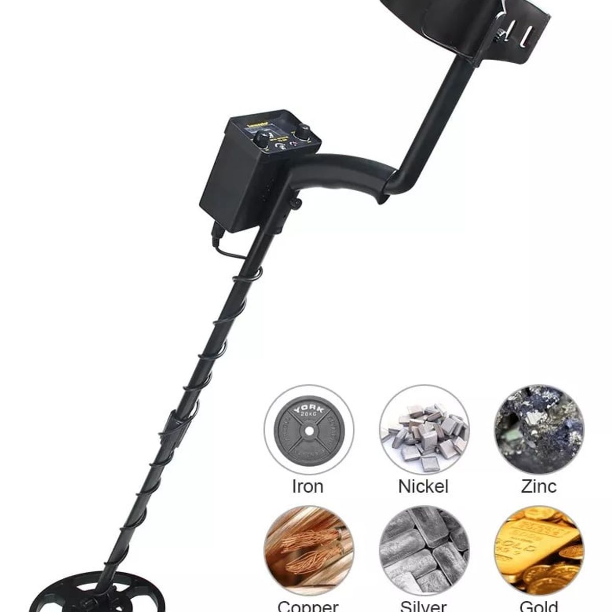 KUANGYE - Detector De Metales Alta Precisión Y Impermeables Ajustable