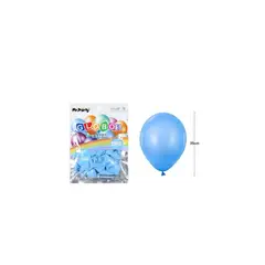 GENERICO - Globos De Látex Celeste Mate 25cm 20pcs