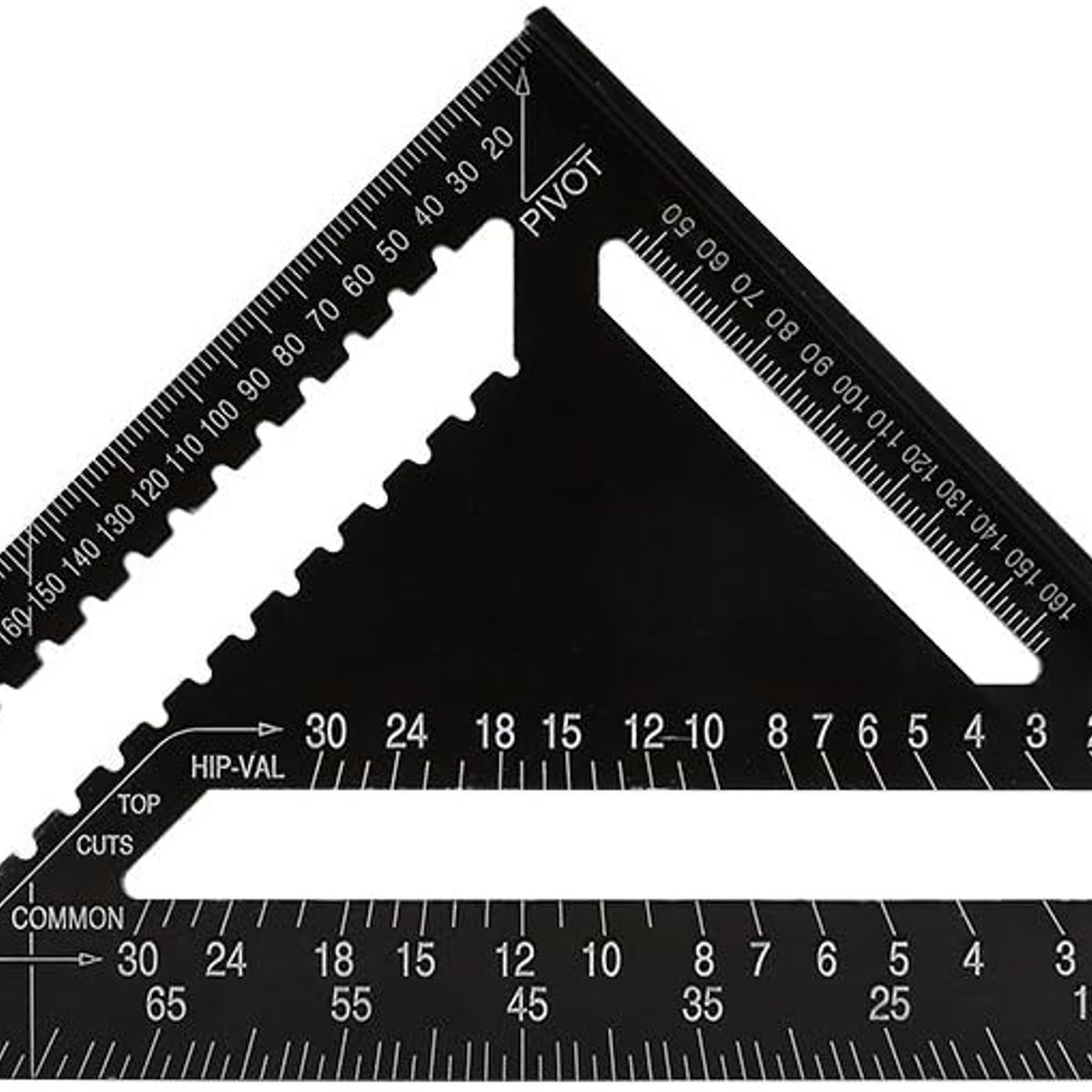 ANENG - Escuadras 12 Pulgadas 30cm Forma De Ángulo Triangular Regla