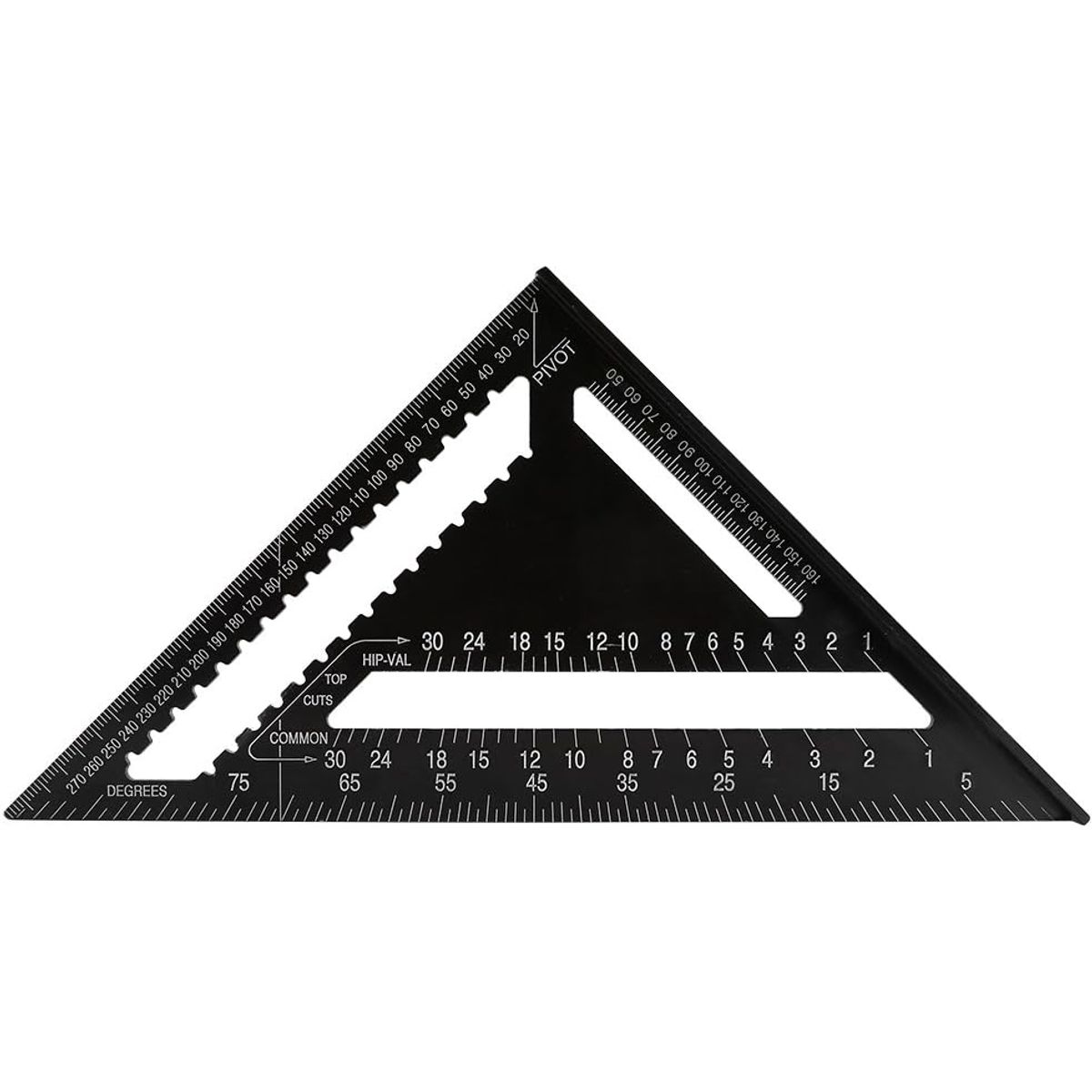 ANENG - Escuadras 12 Pulgadas 30cm Forma De Ángulo Triangular Regla
