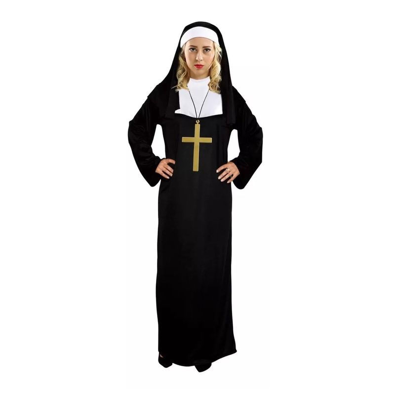 GENERICO - Disfraz Mujer La Monja Halloween Talla L-XL