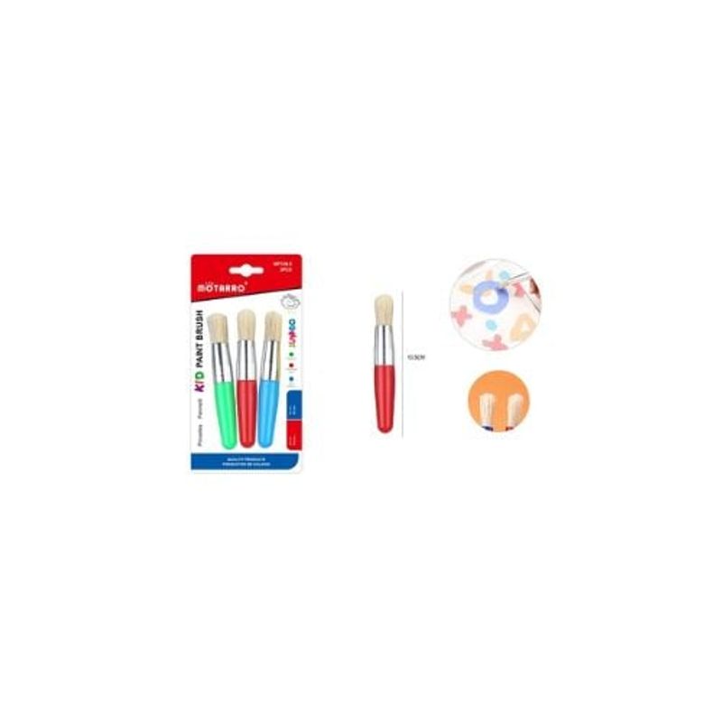 GENERICO - Kit Brocha Pintura 13 5 Cm 3 Pcs