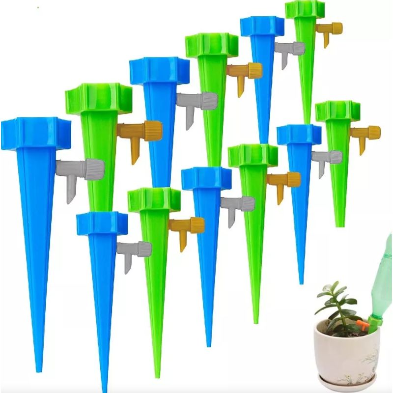 KUANGYE - Estaca Sistema Riego Automático Por Goteo 100 Pcs Ajustable