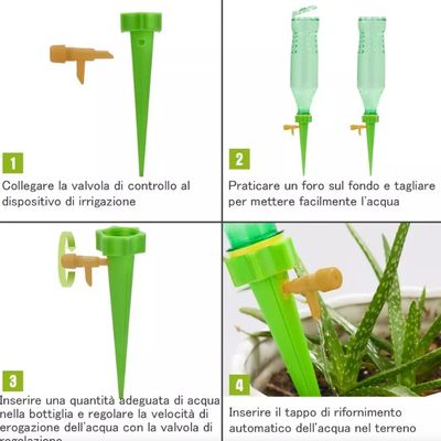 Imagen 2 del producto Estaca Sistema Riego Automático Por Goteo 100 Pcs Ajustable