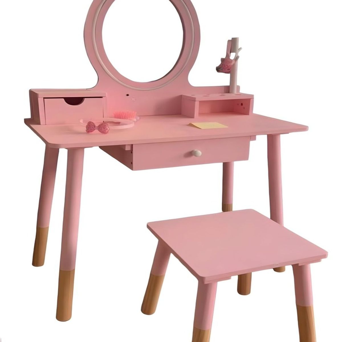 GENERICO - Organizador Tocador Juguete Con Espejo Mesa 23n1