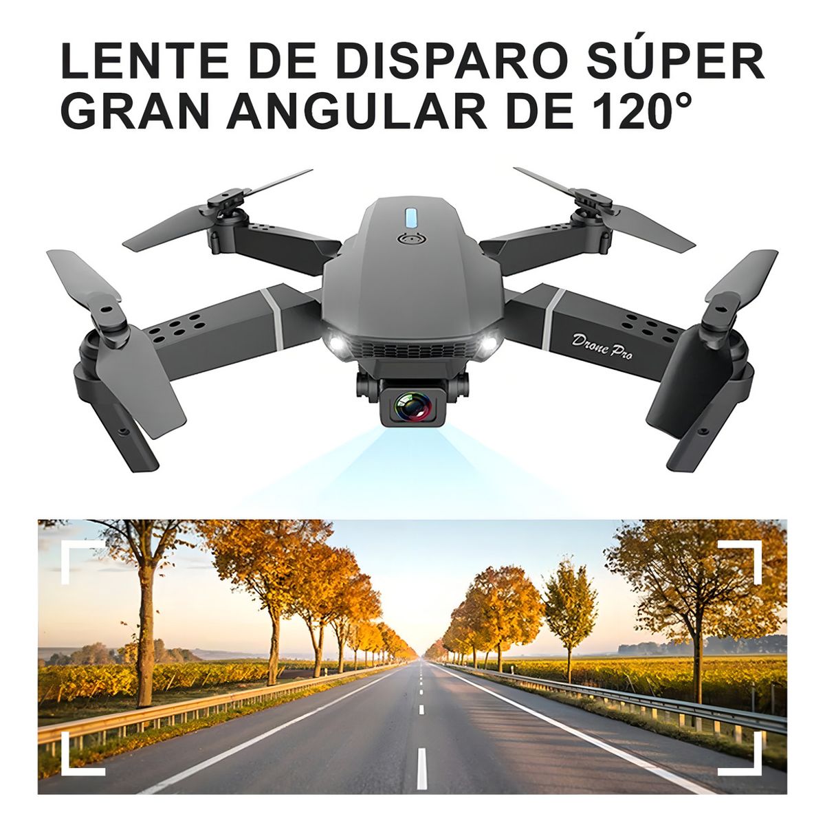 GENERICO - Drone 4k Dron Profesional Camara Wifi Pro