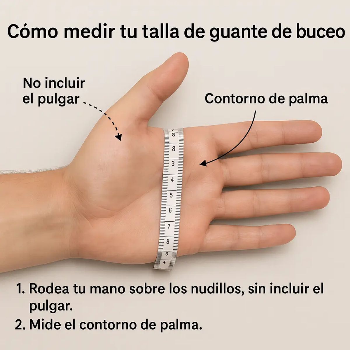 CABOSUB - Guantes de Buceo Neopreno 3mm Megastrech - Negro