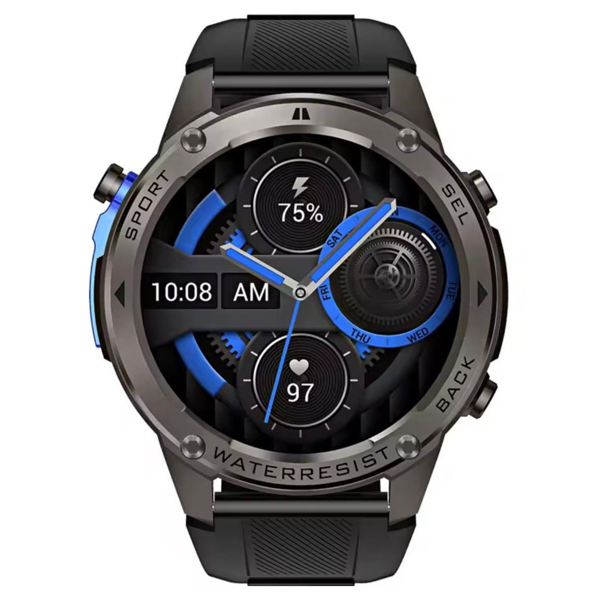 GENETIC - Smartwatch  Con GPS Con Bluetooth llamada Pantalla Amoled