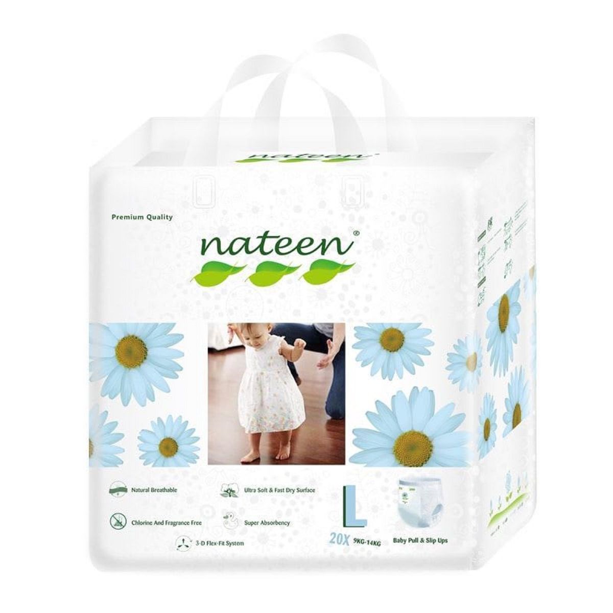 NATEEN - CALZON PAÑAL PREMIUM PARA BEBE NATEEN  ECOLOGICOS TALLA L