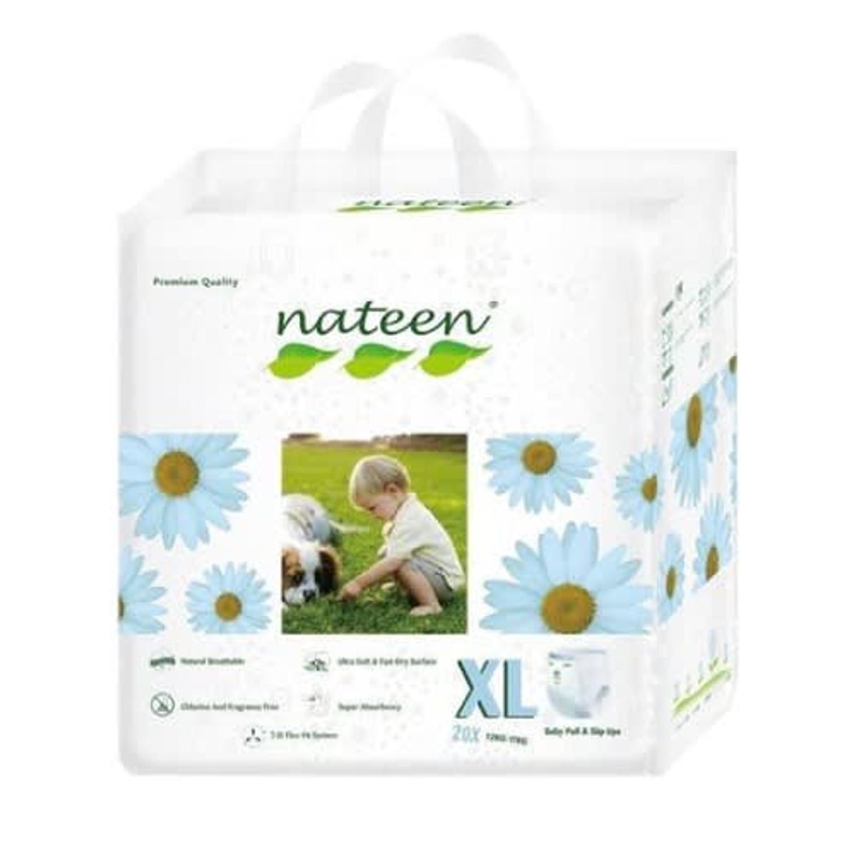 NATEEN - CALZON PAÑAL PREMIUM PARA BEBE NATEEN  ECOLOGICOS TALLA XL