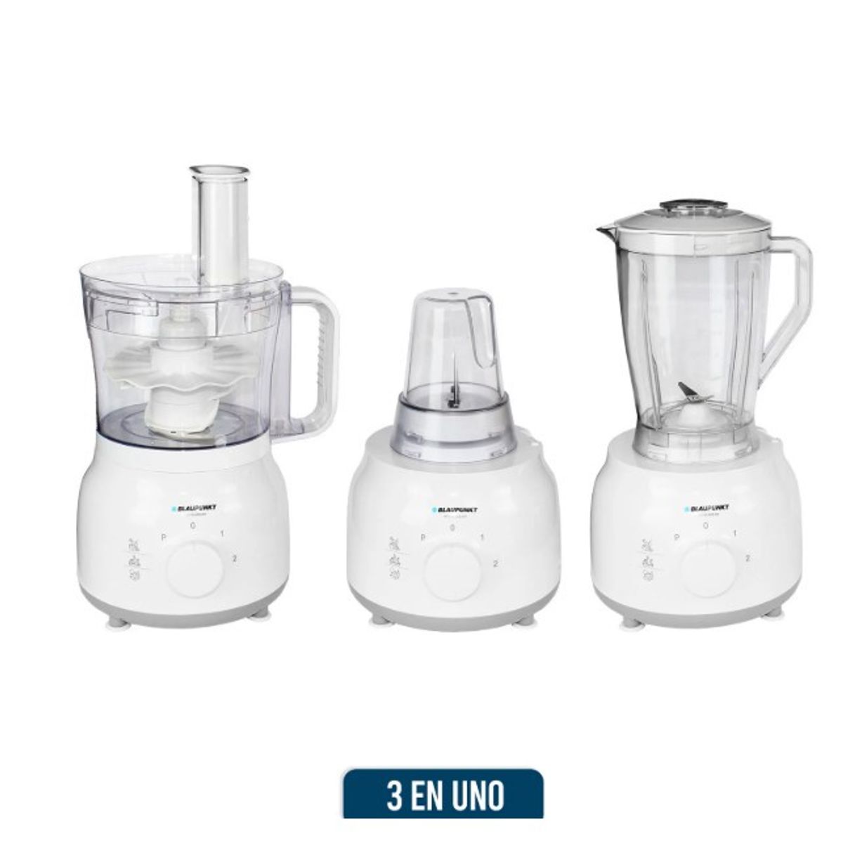 BLAUPUNKT - Procesadora de alimentos 3 en 1 Blaupunkt Pro blade Kit