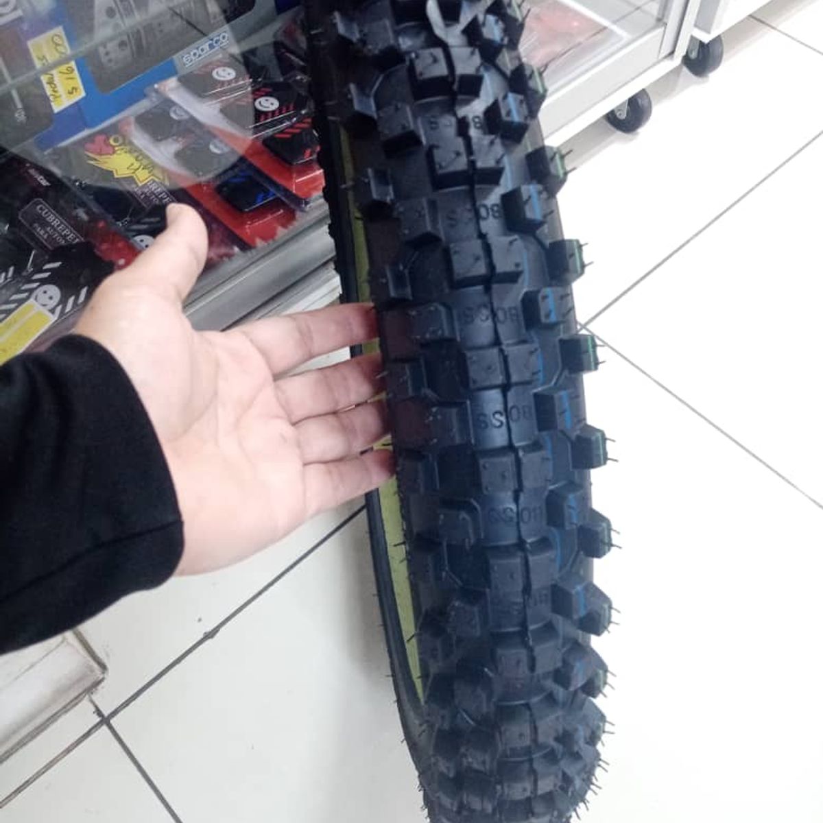 GENERICO - Neumáticos 70, 100, 17  llantas de moto tubular Cross/Enduro