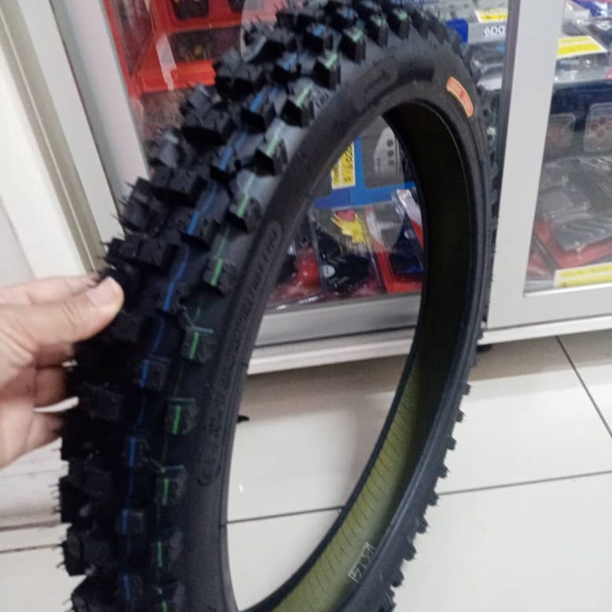 GENERICO - Neumáticos 70, 100, 17  llantas de moto tubular Cross/Enduro