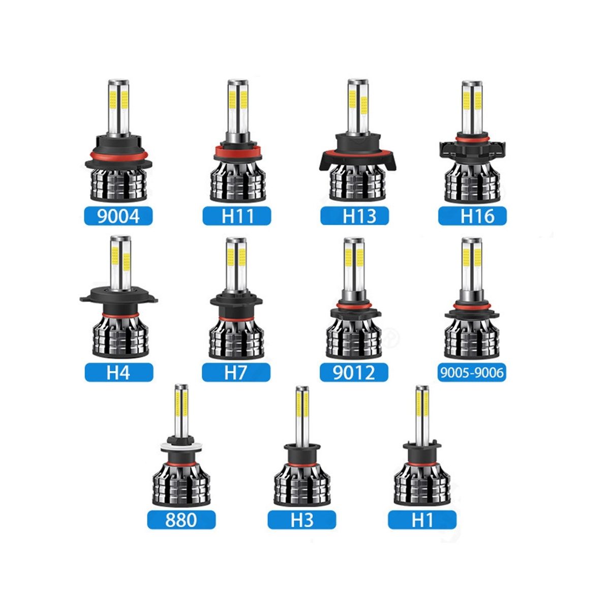ATURE - Premium Kit De Focos Faros Csp Led H4 Hb2 9003