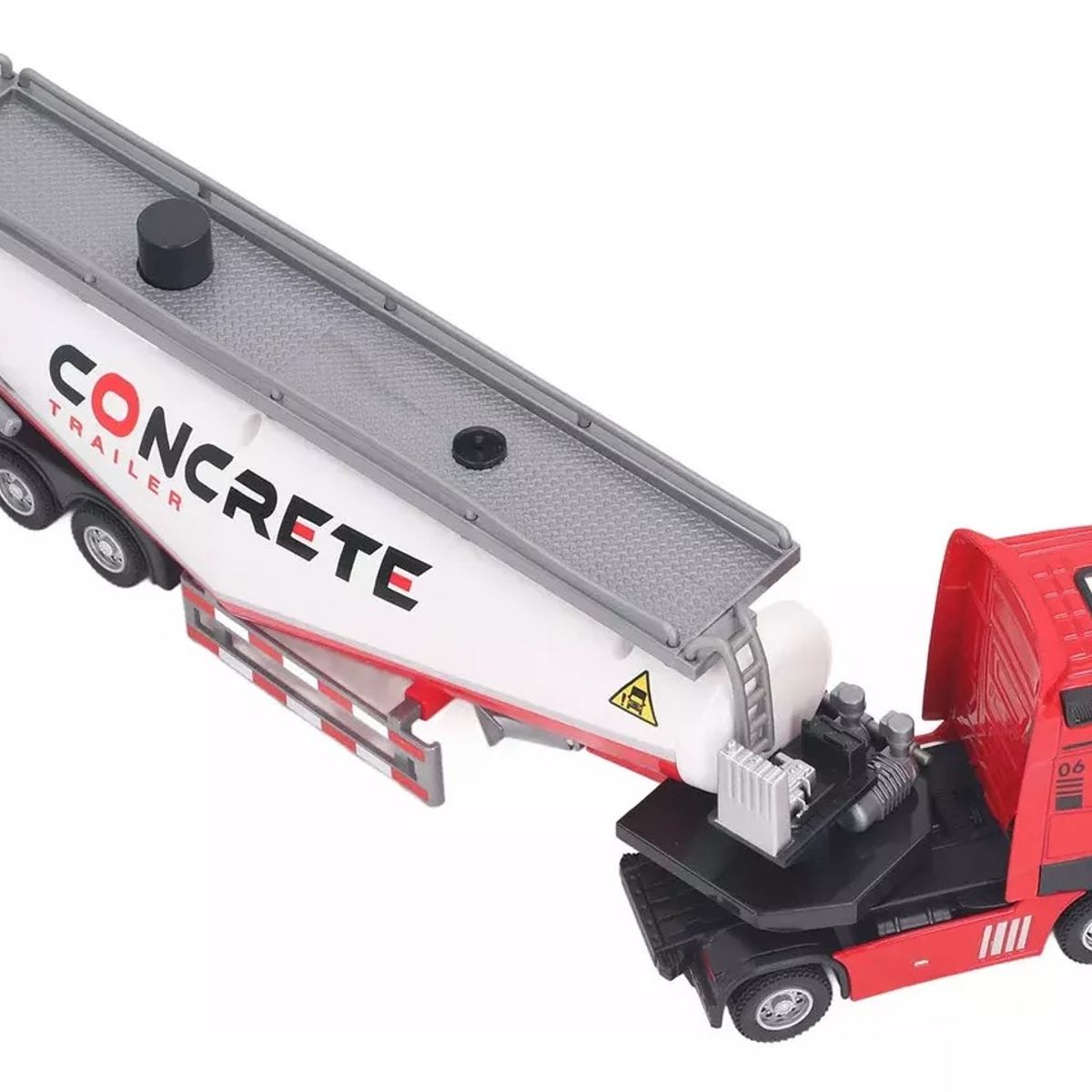 GENERICO - Camión Bomba De Hormigón Para Niños A Escala 132 De Aleación
