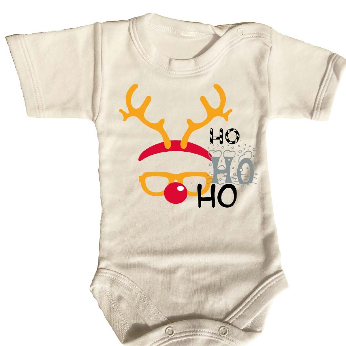 GENERICO - PILUCHOS BODY DE BEBE NAVIDEÑO HO HO HO