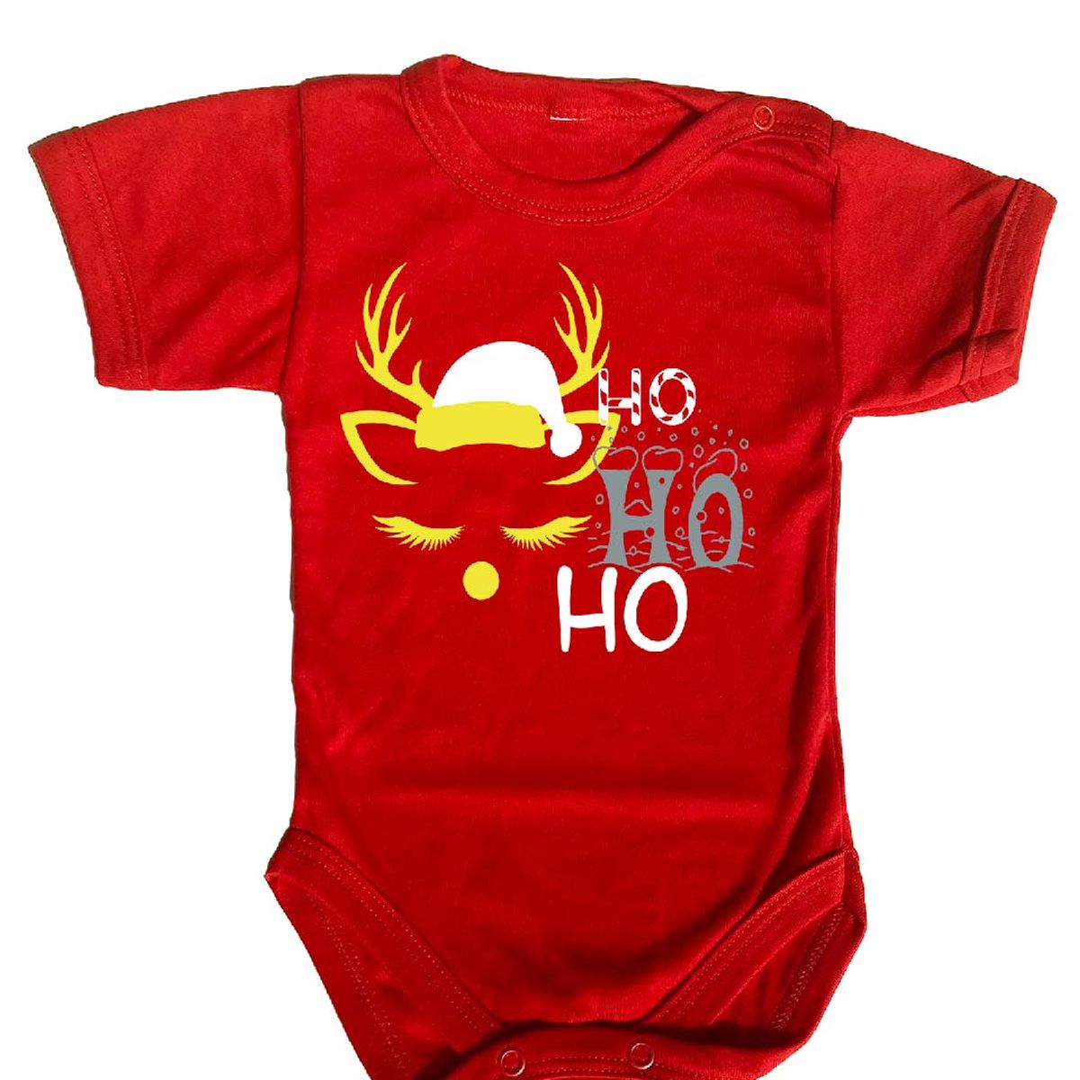 GENERICO - PILUCHOS BODY DE BEBE NAVIDEÑO HO HO HO