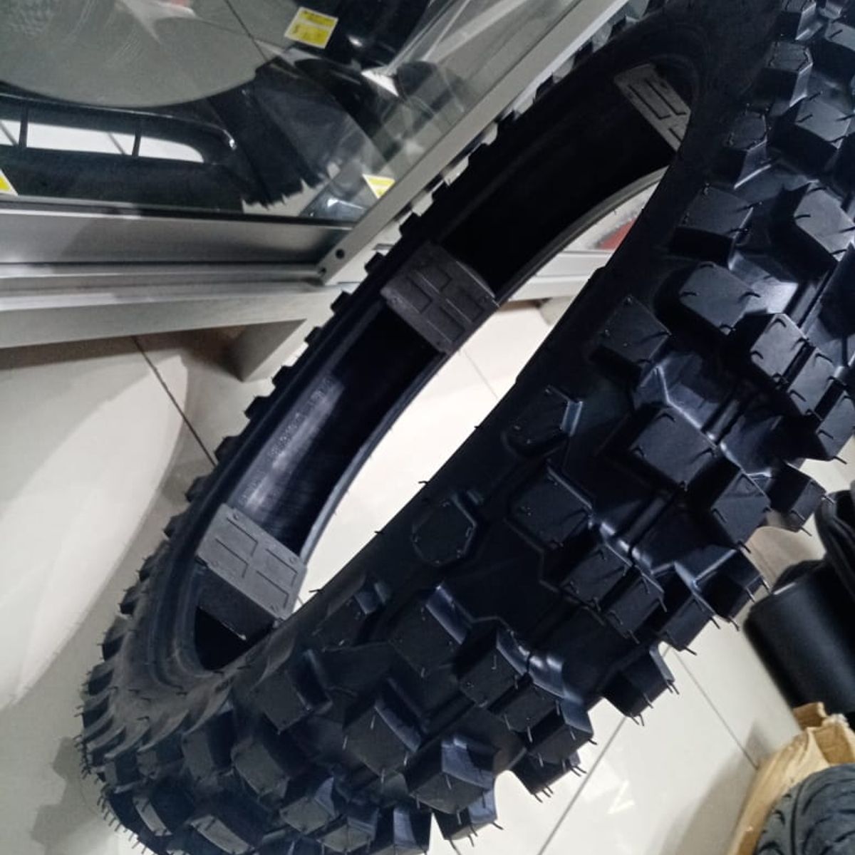 GENERICO - Neumáticos 100 80 17, llantas de moto tubular Cross/Enduro