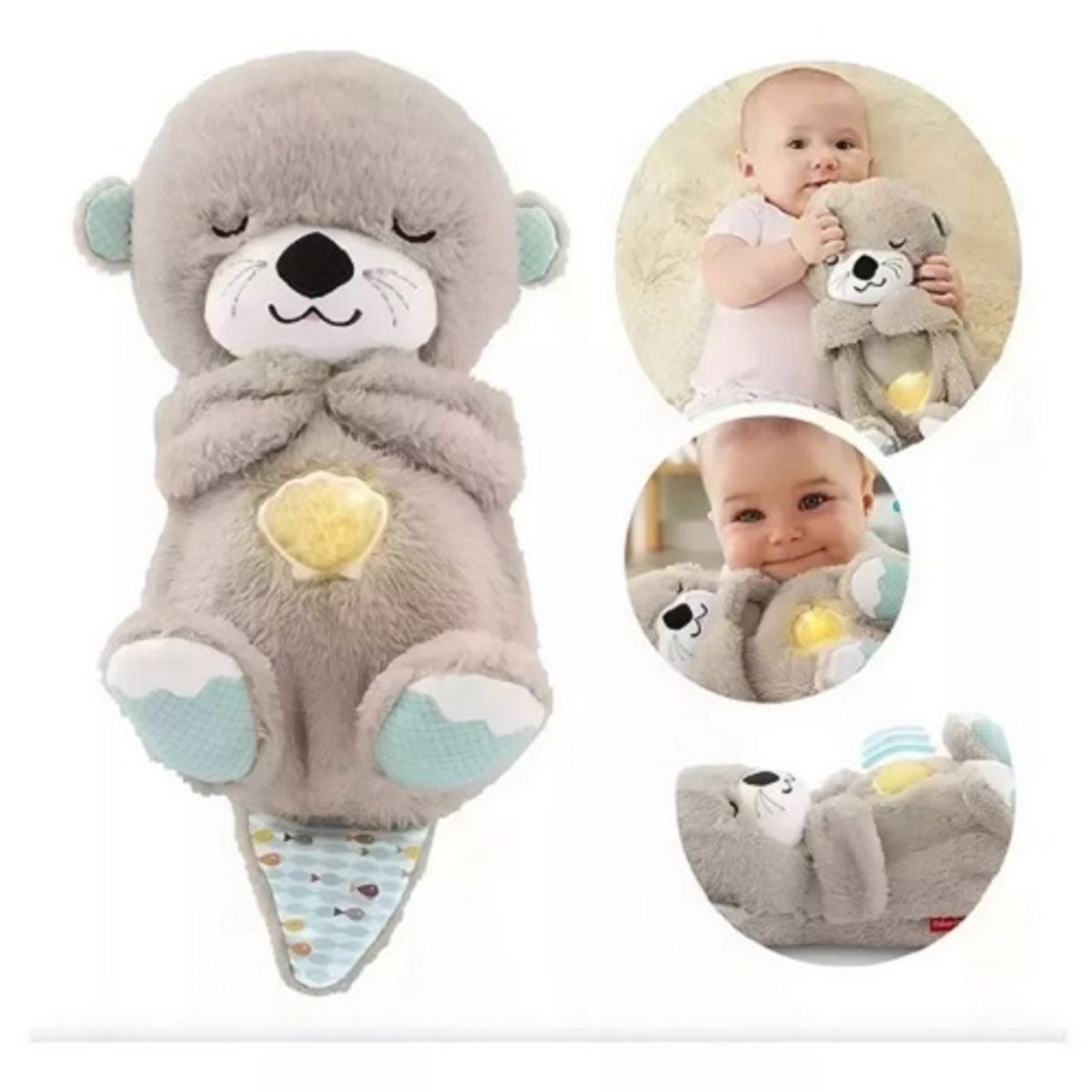 GENERICO - Nutria Peluche Que Respira Y Tranquiliza Color Nutria