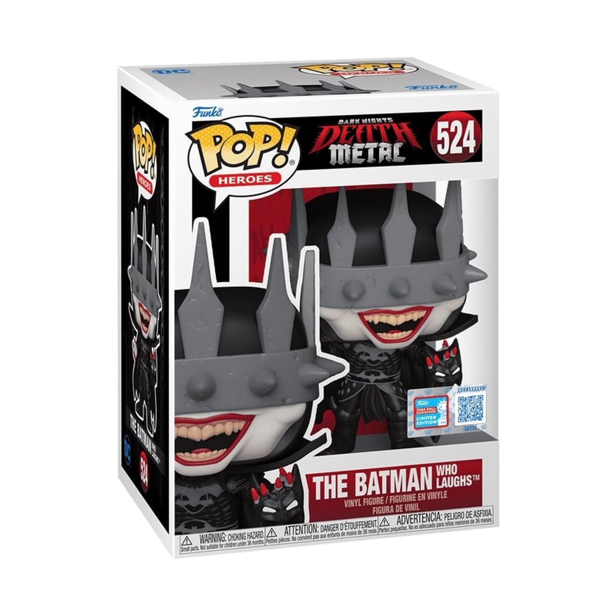 FUNKO - Funko Pop DC - El Batman Que Ríe 524 + Protector